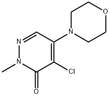 4-氯-2-甲基-5-吗啉代哒嗪-3(2H)-酮 结构式