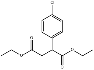 Butanedioic acid, (4-chlorophenyl)-, diethyl ester 结构式