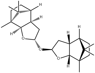 双[(2S,3AR,4S,7AR)-八氢-7,8,8-三甲基-4,7-亚甲基苯并呋喃-2-基]醚[用于旋光拆分] 结构式