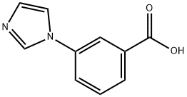 3-(1H-咪唑-1-基)苯甲酸 结构式