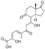 3,7-dihydroxy-5,9,17-trioxo-4(5),9(10)-disecoandrosta-1(10)2-dien-4-oic acid 结构式