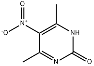 2-羟基-4,6-二甲基-5-硝基嘧啶 结构式