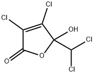 3,4-dichloro-5-(dichloromethyl)-5-hydroxy-furan-2-one 结构式