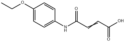 N-(4-乙氧苯基)马来酸 结构式
