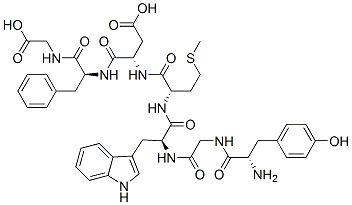 tyrosyl-glycyl-tryptophyl-methionyl-aspartyl-phenylalanyl-glycine 结构式