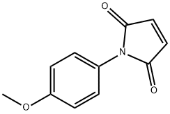 1-(4-甲氧基苯基)-1H-吡咯-2,5-二酮 结构式