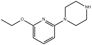 1-(6-乙氧基-2-哌啶)哌嗪 结构式