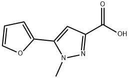 5-(2-FURYL)-1-METHYL-1H-PYRAZOLE-3-CARBOXYLIC ACID 结构式