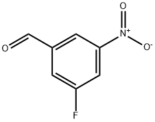 3-氟-5-硝基苯甲醛 结构式