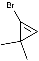 Cyclopropene, 1-bromo-3,3-dimethyl- (9CI) 结构式