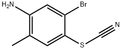 5-BROMO-2-METHYL-4-THIOCYANATOANILINE 结构式