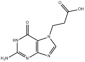 7-(2-carboxyethyl)guanine 结构式