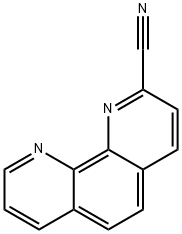 2-腈基-1,10-邻菲啰啉 结构式
