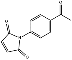 N-(4-乙酰苯基)-2,5-马来酰亚胺 结构式