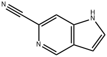 5-氮杂吲哚-6-甲腈 结构式