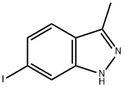 6-碘-3-甲基-1H-吲唑 结构式