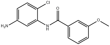 N-(5-Amino-2-chlorophenyl)-3-methoxybenzamide 结构式