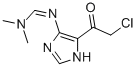 Methanimidamide, N-[5-(chloroacetyl)-1H-imidazol-4-yl]-N,N-dimethyl- (9CI) 结构式