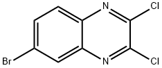 6-溴-2,3-二氯喹喔啉 结构式