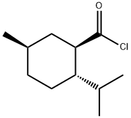 Cyclohexanecarbonyl chloride, 5-methyl-2-(1-methylethyl)-, (1R,2S,5R)- (9CI) 结构式