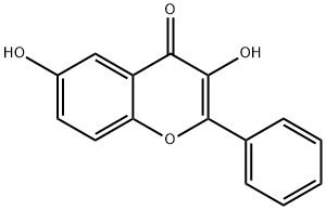 3,6-二羟基黄酮 结构式