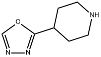 4-(1,3,4-恶二唑-2-基)哌啶 结构式