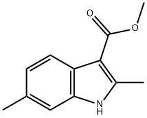 2,6-DIMETHYLINDOLE-3-CARBOXYLIC ACID METHYL ESTER 结构式