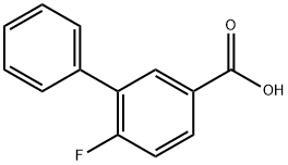 4-Fluoro-3-phenylbenzoic acid 结构式