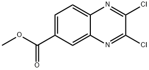 2,3-二氯-6-喹噁啉羧酸甲酯 结构式