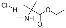 ETHYL 2-METHYL-2-(METHYLAMINO)PROPANOATE HYDROCHLORIDE 结构式