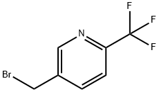 2-三氟甲基-5-溴甲基吡啶 结构式