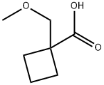 1-(甲氧基甲基)环丁烷羧酸 结构式