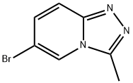 6-溴-3-甲基-[1,2,4]三唑并[4,3-A]砒啶 结构式