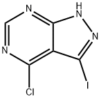 4-氯-3-碘-1H-吡唑并[3,4-D]嘧啶 结构式