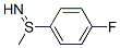 Sulfilimine, S-(4-fluorophenyl)-S-methyl- (9CI) 结构式