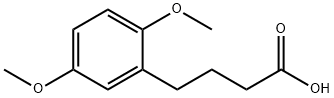4-(2,5-二甲氧基苯基)丁酸 结构式