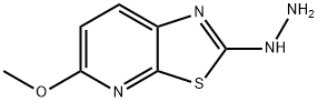 Thiazolo[5,4-b]pyridin-2(1H)-one, 5-methoxy-, hydrazone (9CI) 结构式