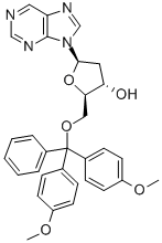 5'-O-(DIMETHOXYTRITYL)-2'-DEOXYNEBULARINE 结构式