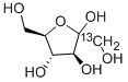 D-(-)-果糖-1-13C 结构式