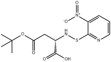 N-(3-NITRO-2-PYRIDINESULFENYL)-L-ASPARTIC ACID BETA-T-BUTYL ESTER 结构式