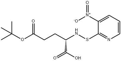 N-(3-NITRO-2-PYRIDINESULFENYL)-L-GLUTAMIC ACID GAMMA-T-BUTYL ESTER 结构式