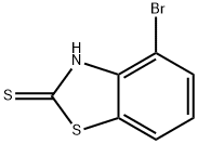 4-BROMO-2-MERCAPTOBENZOTHIAZOLE 结构式