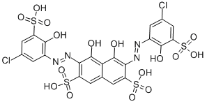 氯磺酚S 结构式
