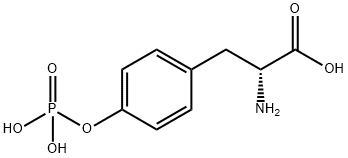 H-D-TYR(PO3H2)-OH 结构式