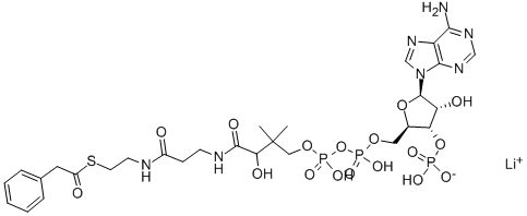 PHENYLACETYL COENZYME A LITHIUM SALT 结构式