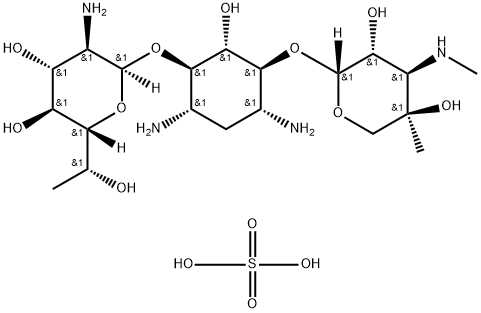 G-418 硫酸盐 结构式