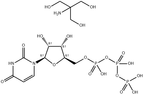 尿苷-5′-三磷酸酯 三羟甲基氨基甲烷盐 结构式