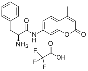 L-苯丙氨酸-7-氨基-4-甲基香豆素三氟乙酸盐 结构式
