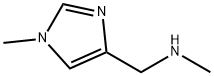 Methyl[(1-methyl-1H-imidazol-4-yl)methyl]amine 结构式