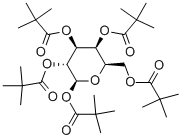 Β-D-半乳糖五新戊酸酯 结构式